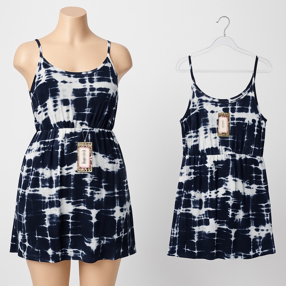 630 Plus Tie Dye Swing Playsuit